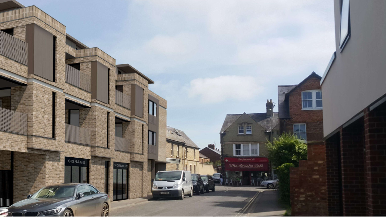 Revised plans change the Cranham Street frontage to fit in better with existing buildings