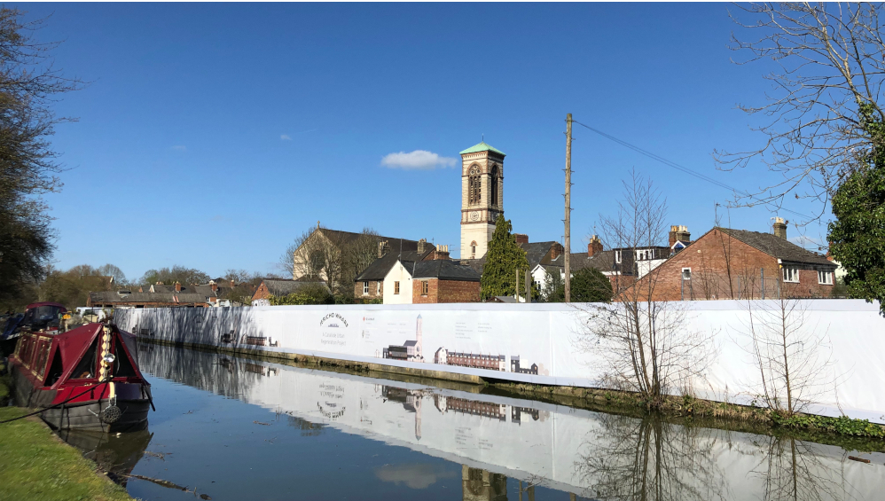 The site has remained undeveloped since first being sold by British Waterways in 2005