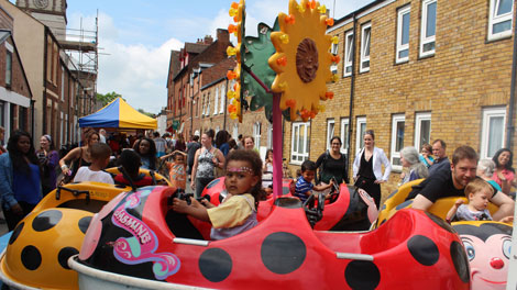 Parking is often a problem at the Street Fair. Better just to keep driving around