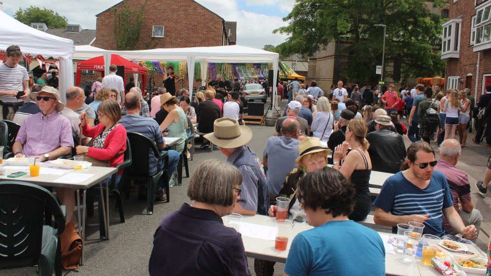 Good food and music at the Old Bookbinder through into the evening