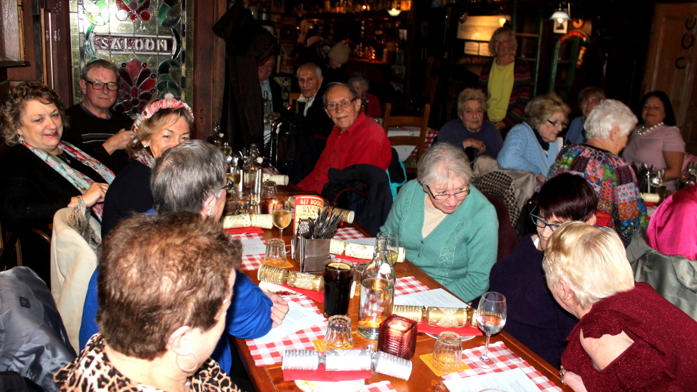 Community lunch at the Bookbinders