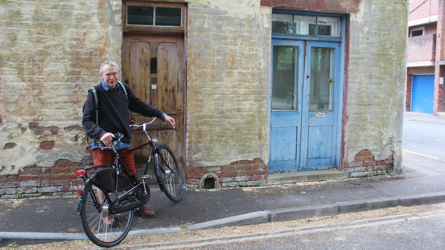 Ian Miller, who lives in Only House across from the space is happy to watch over the space