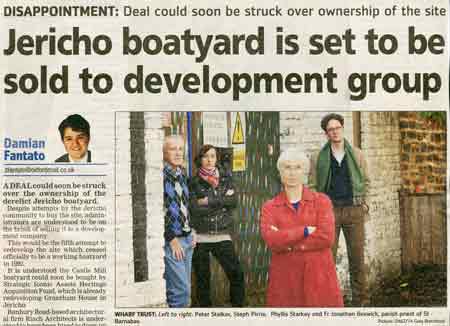 Canalside sale imminent