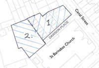 Canalside plans display